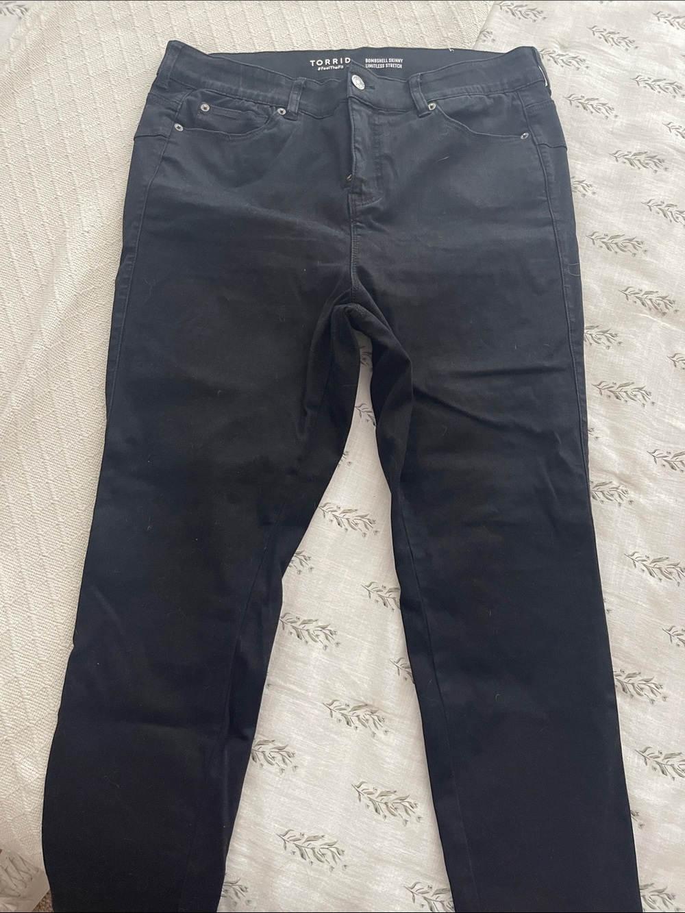 torrid Black High-Rise Skinny Jeans